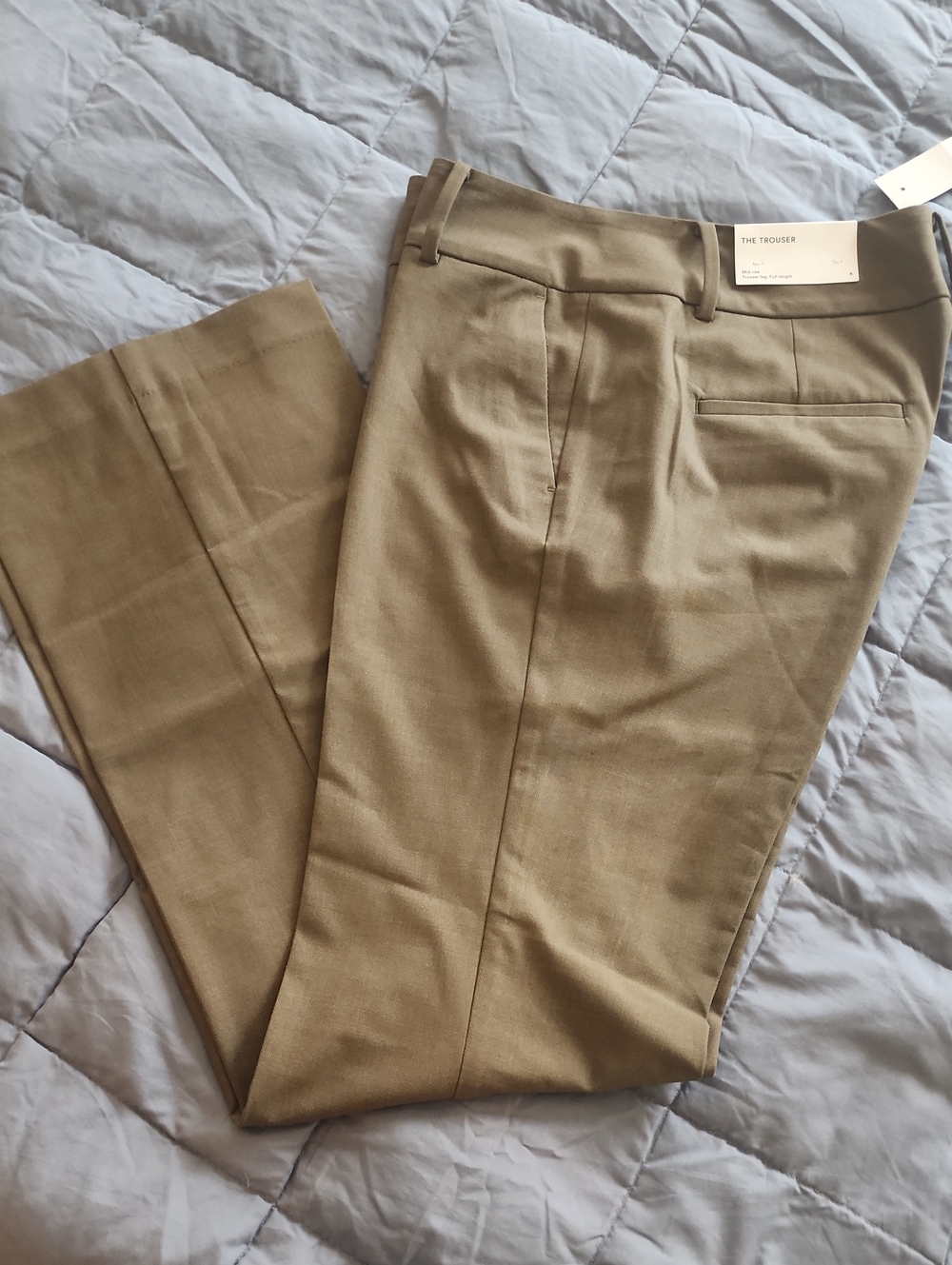 Ann Taylor Olive/Tan Dress Trousers